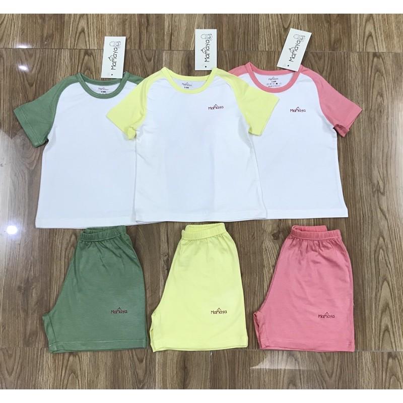 Bộ Cộc Sợi Tre Siêu Mềm Mát Cho Bé Trai Bé Gái Từ 5-17kg
