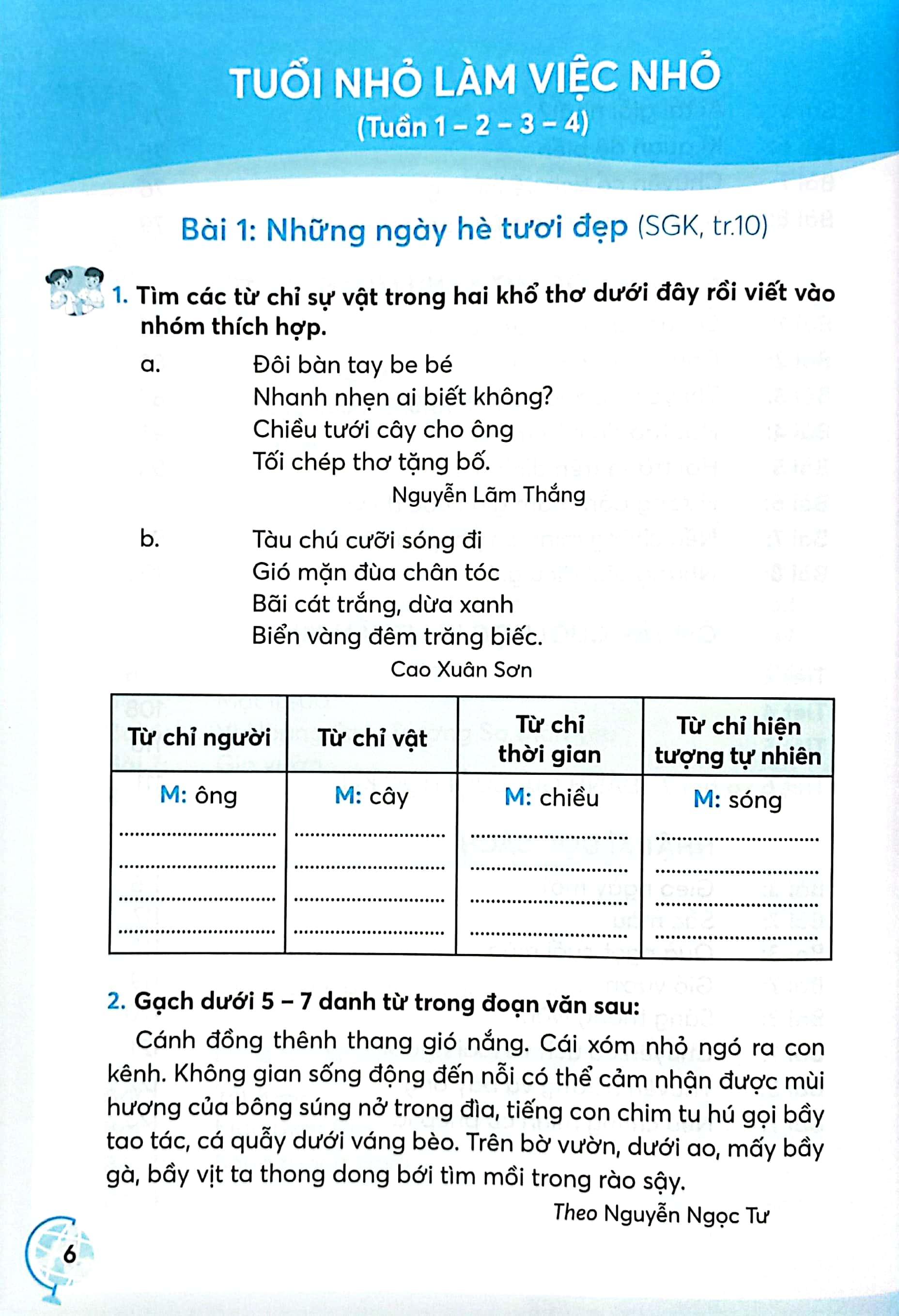 Vở Bài Tập Tiếng Việt 4 - Tập 1 (Chân Trời Sáng Tạo) (2023)