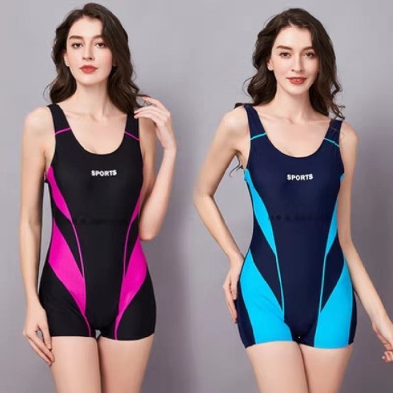 Đồ Bơi Nữ Liền Đùi Thun Đàn Hồi Tốt