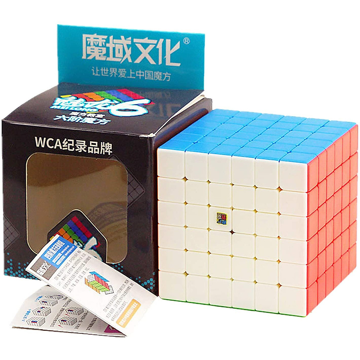 Rubik 6x6 cao cấp tặng kèm đế kê