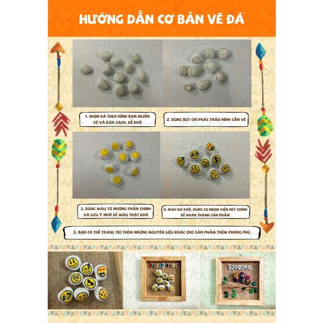 Kit vẽ đá màu sắc