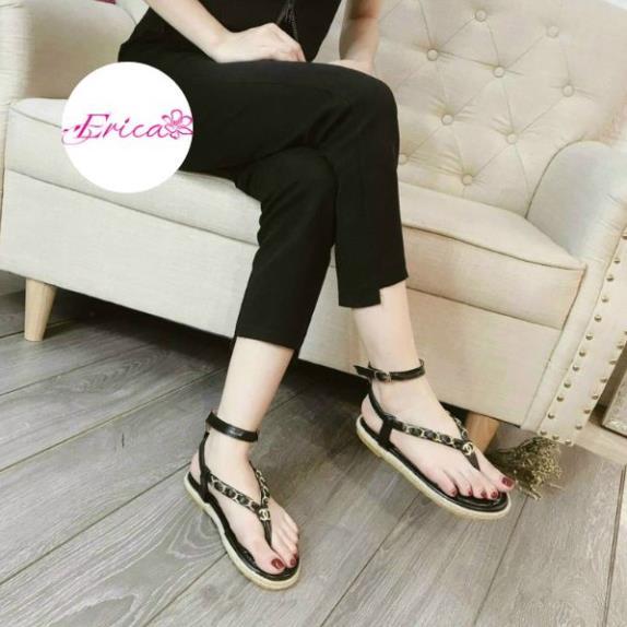 Hot 2023 Sandal nữ xỏ ngón hot trend tiểu thư sang chảnh ERICA SD041