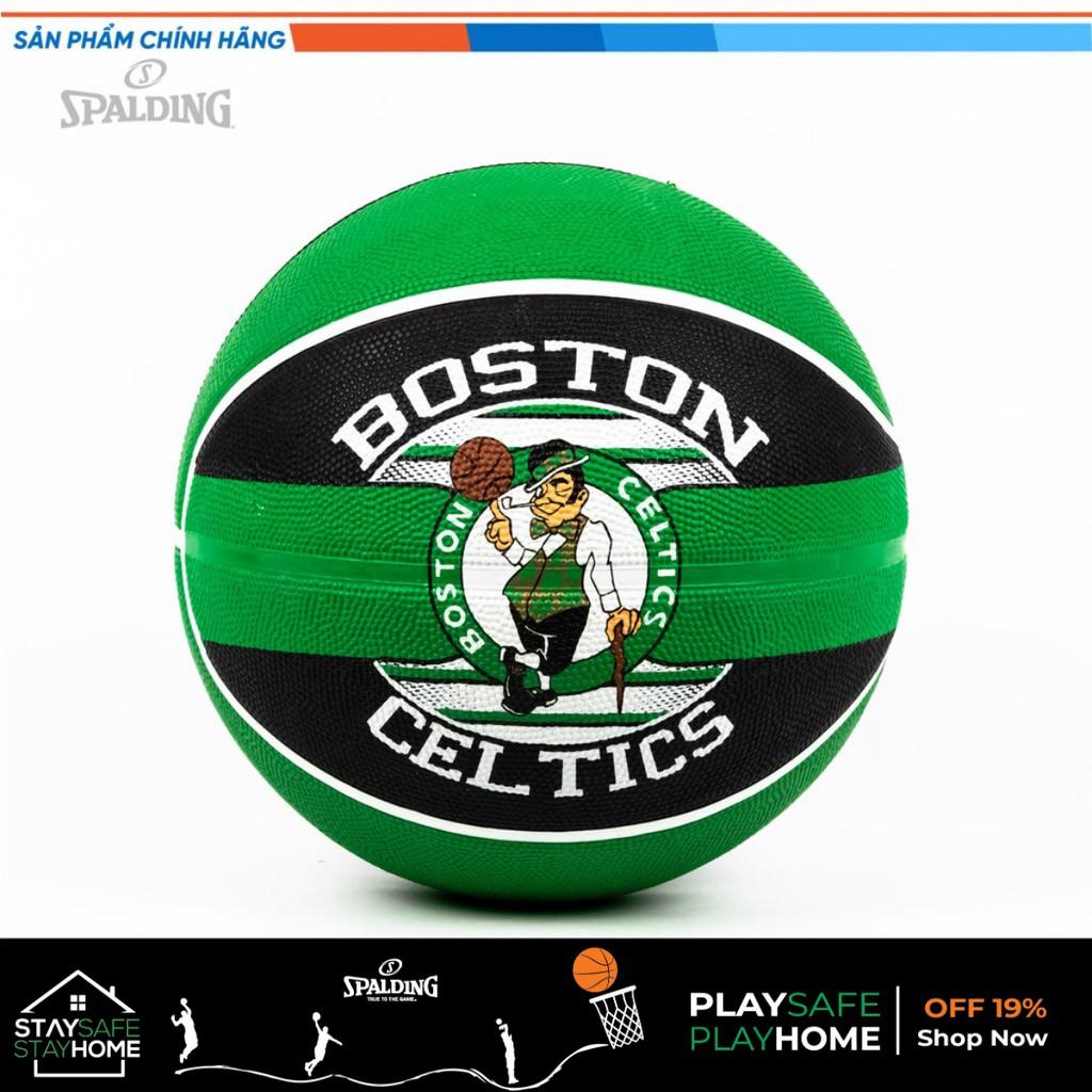 Quả Bóng rổ Spalding NBA TEAM BOSTON CELTICS | Size 7 | mã 83-505Z (OUTDOOR)