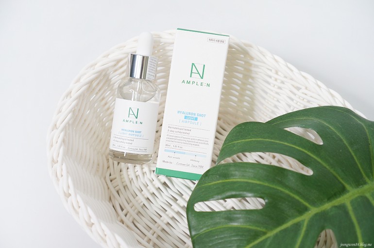Tinh chất dưỡng da AMPLE:N Hyaluron Shot Light Ampoule