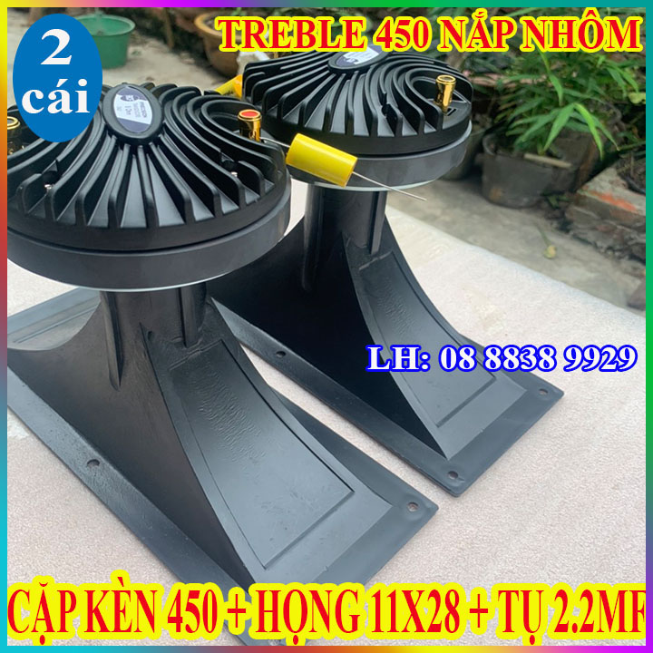 CẶP LOA TREBLE KÈN 450 RCF TIẾNG NHUYỄN MỊN NẮP NHÔM HÀNG NHẬP KHẨU + HỌNG 11x28+ TỤ SỊN - GIÁ 2 CÁI