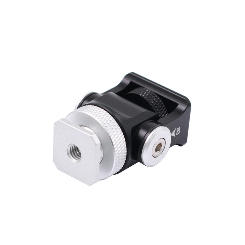 Giá đỡ dạng kẹp mini bằng Hợp kim Alumimun 1/4 inch đầu nối trục vít cho máy ảnh DSLR, Màn hình video,Đèn LED