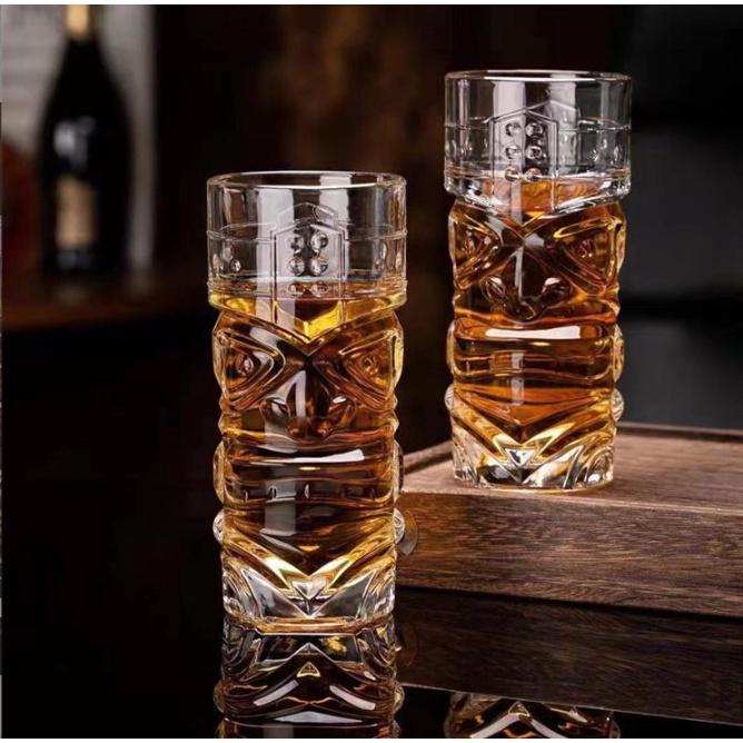 Ly Thủy Tinh , Cốc Thủy Tinh Thổ Dân 490ml | Thủy tinh Cao Cấp