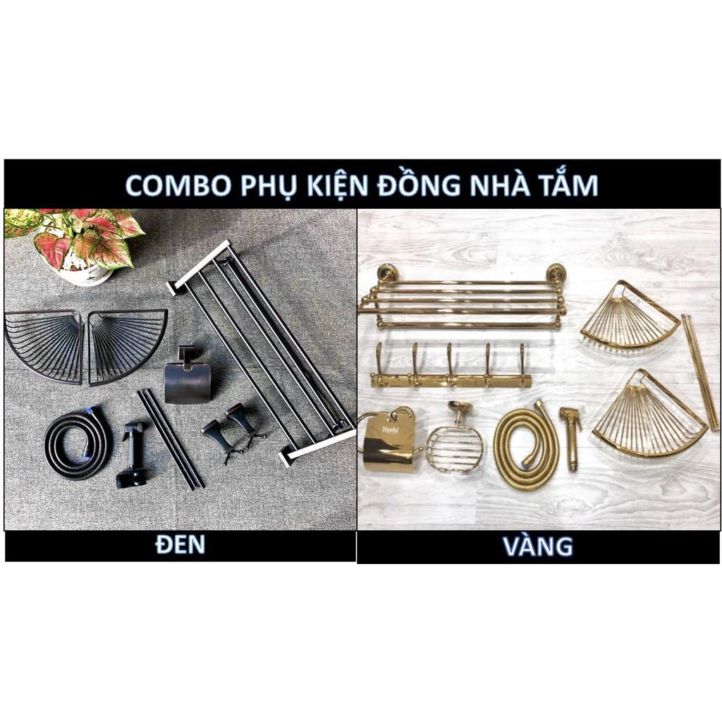 Phụ kiện phòng tắm - Bộ combo đồng cao cấp