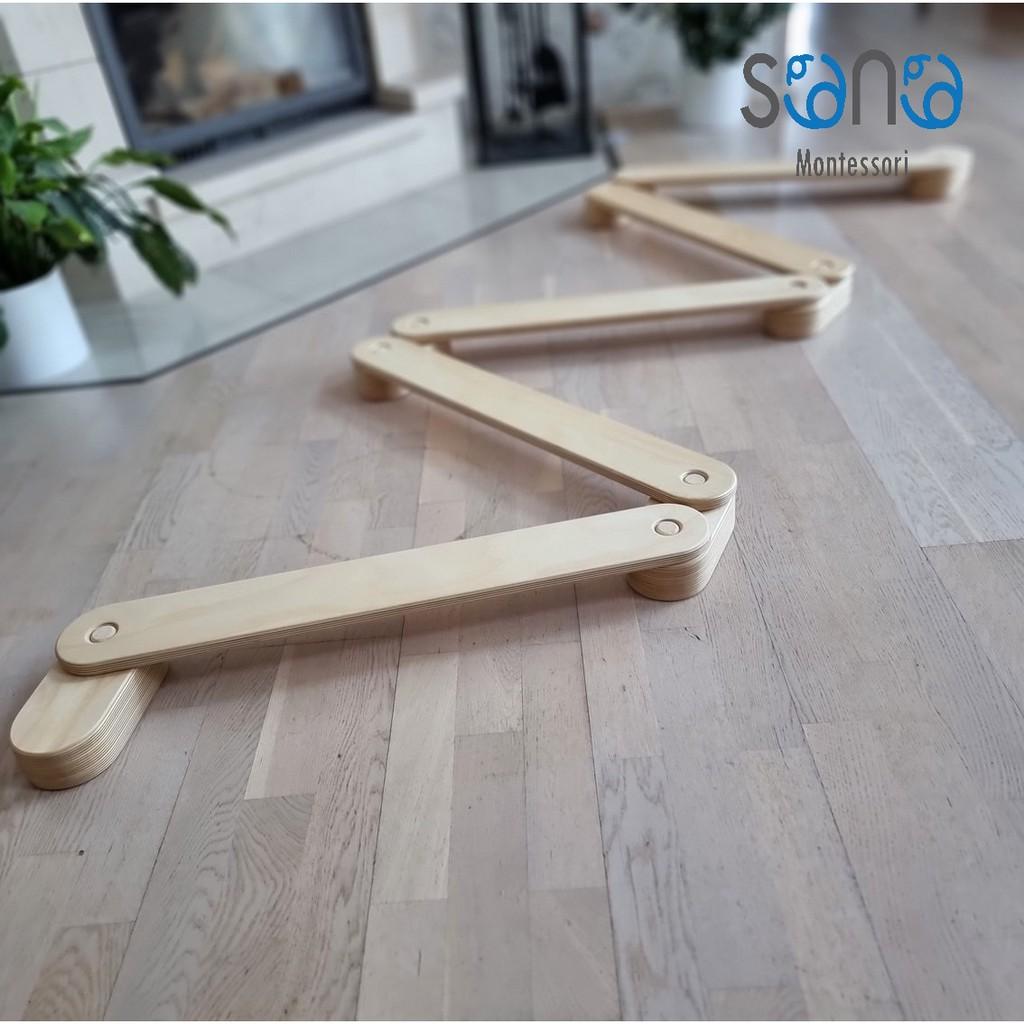 Ván thăng bằng Balance Beam TB06 100% Plywood Sono Montessori