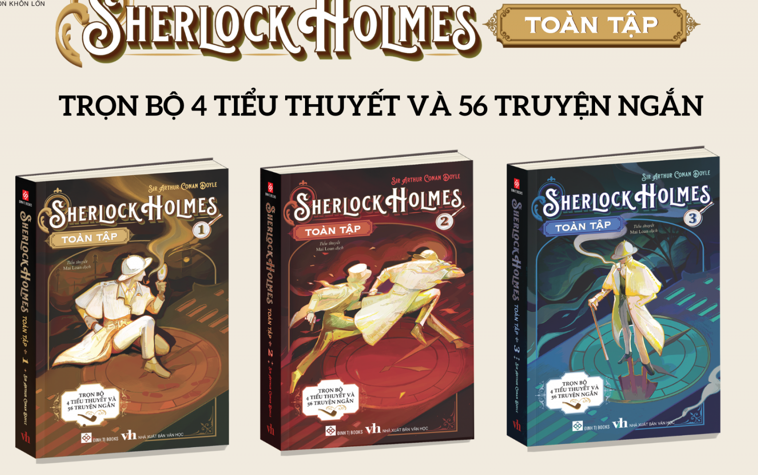 Truyện trinh thám - Sherlock Holmes Toàn Tập ( Bộ 3 tập )