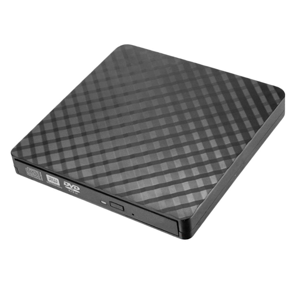 USB 3.0 External DVD Burner Portable USB3.0 Type-C CD/DVD Reader Drive Black