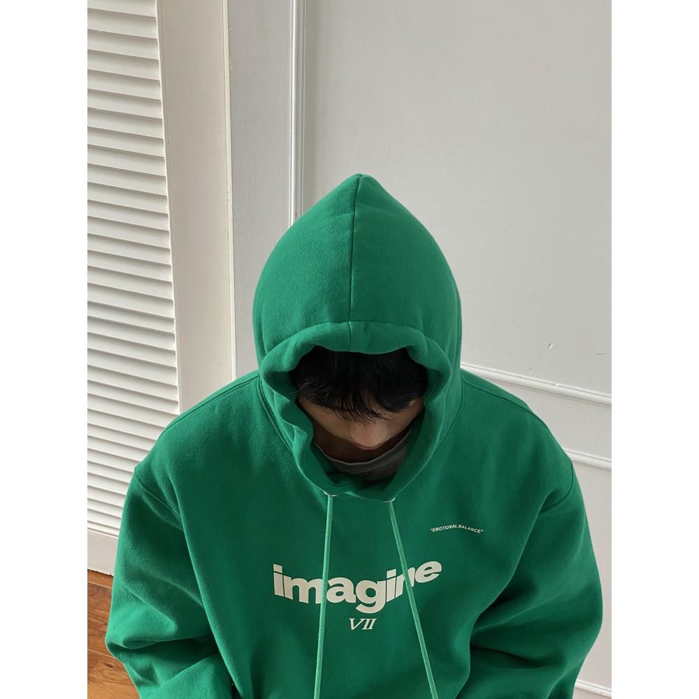 Áo hoodie Nỉ Bông IMAGANE Unisex nam nữ oversize form rộng ZOZO
