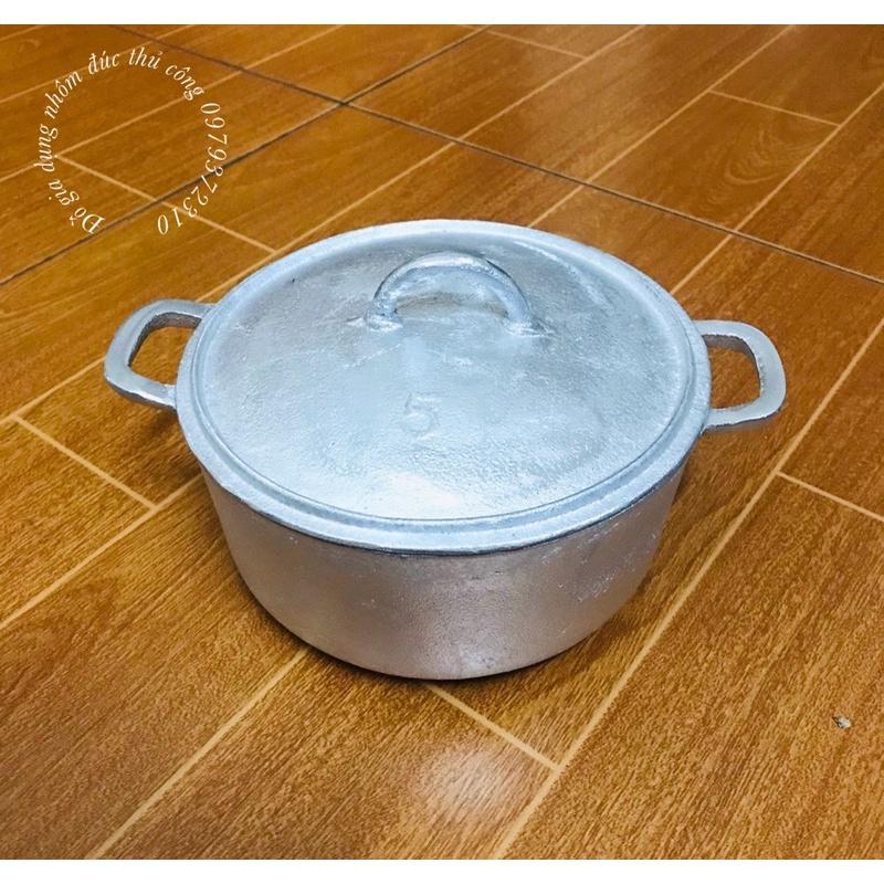 Nồi gang nấu cơm cháy đúc thủ công làng nghề số 5