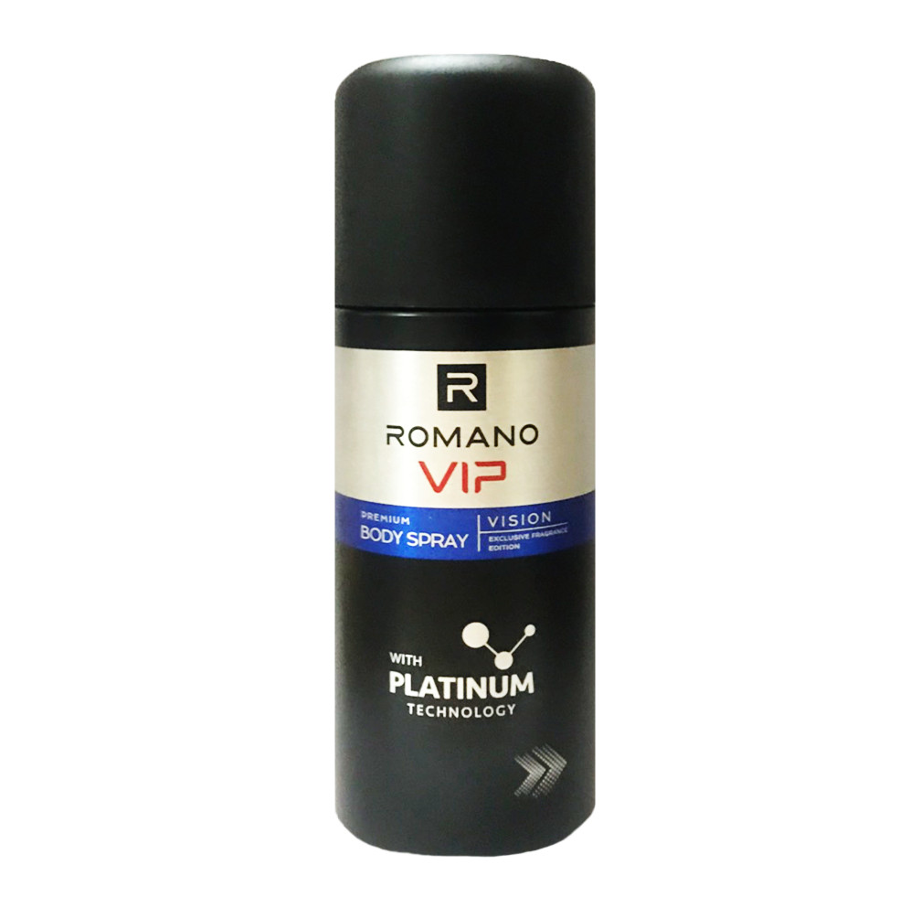 Bộ 2 Chai Xịt Ngăn Mùi Nước Hoa Cao Cấp ROMANO  VIP PLATIMUM 150ml/chai