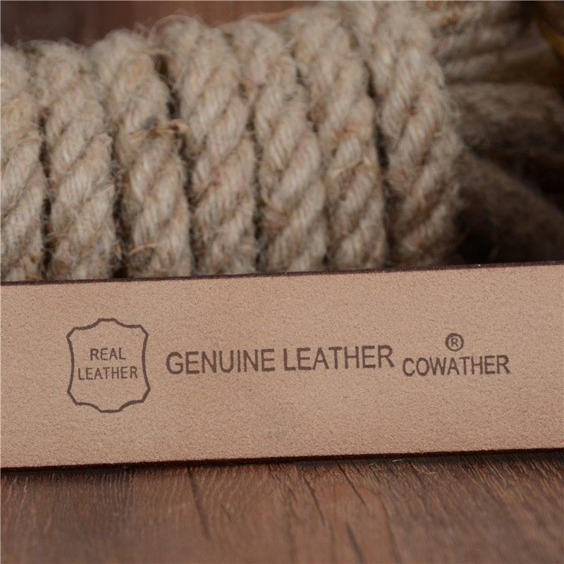 Nam Dây Da Bò Màu Vàng Bò Nhà Thiết Kế Thắt Lưng Nam Cao Cấp Thời Trang Vintage Nam Dây Đeo Quần Jean Da Bò XF002