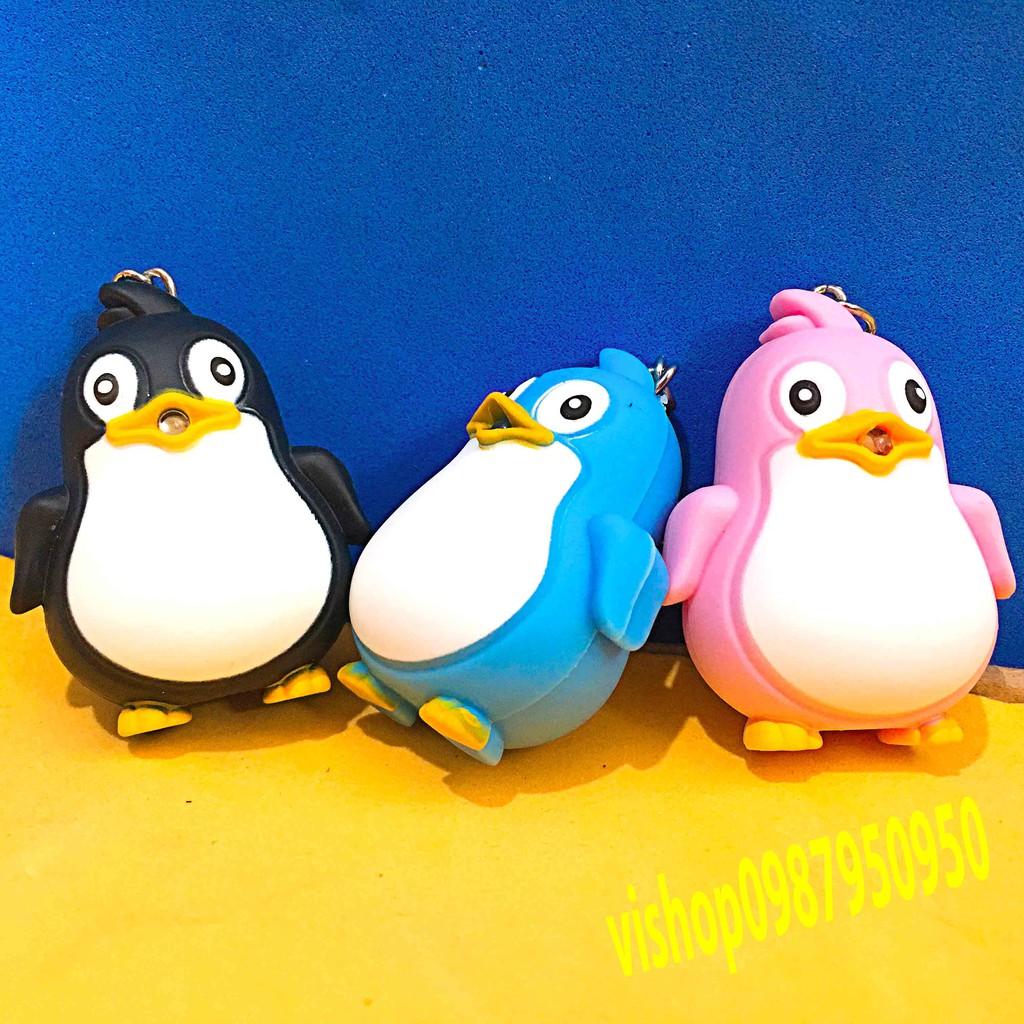 Móc khóa phát sáng chim cánh cụt