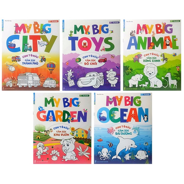 Bộ Sách My Big Toys - Con Tô Màu