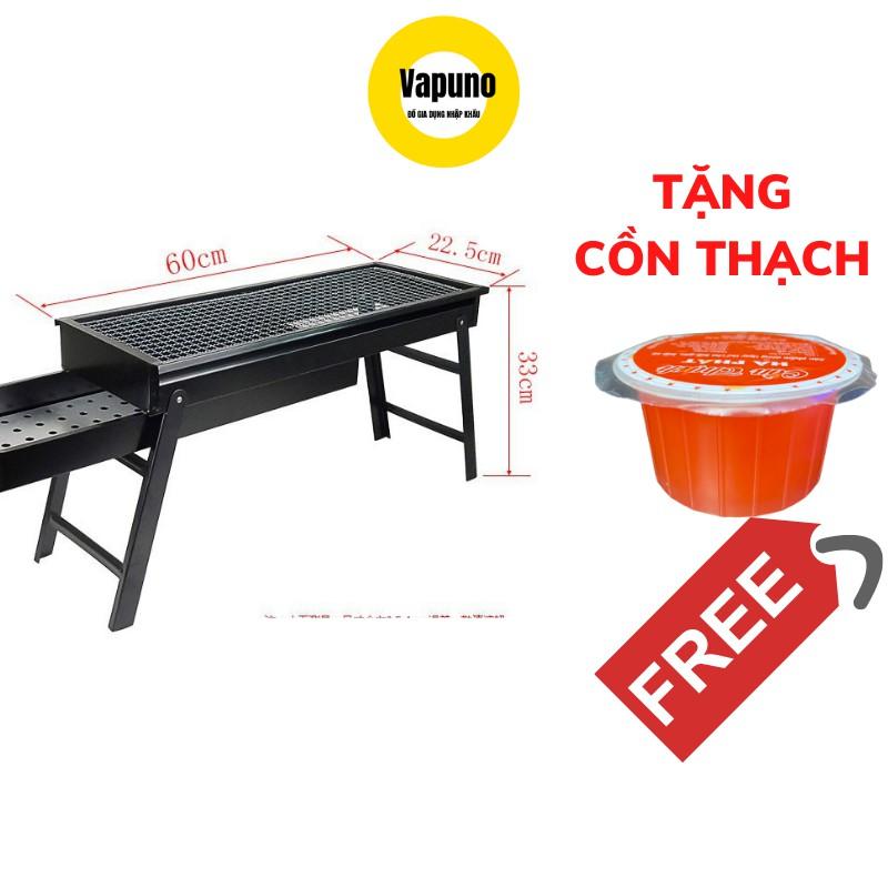 Bếp Nướng Than Hoa Dài Portable Barbecue Không Khói Inox