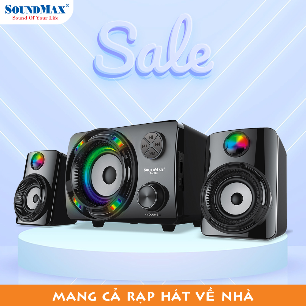 [Hàng Chính Hãng] Loa Vi Tính SoundMax A-600/2.1