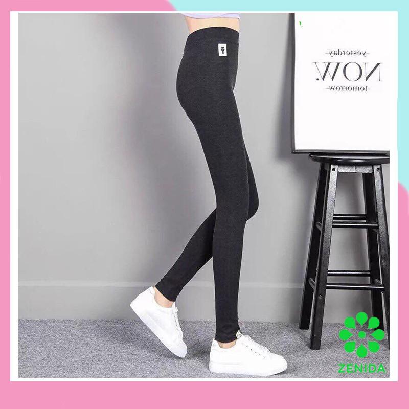 Quần tất lót lông siêu ấm/ quần legging mèo lót lông