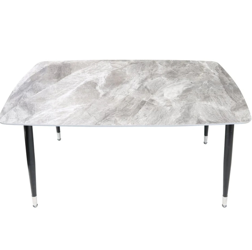 Bàn ăn mặt đá CERAMIC chân chữ U