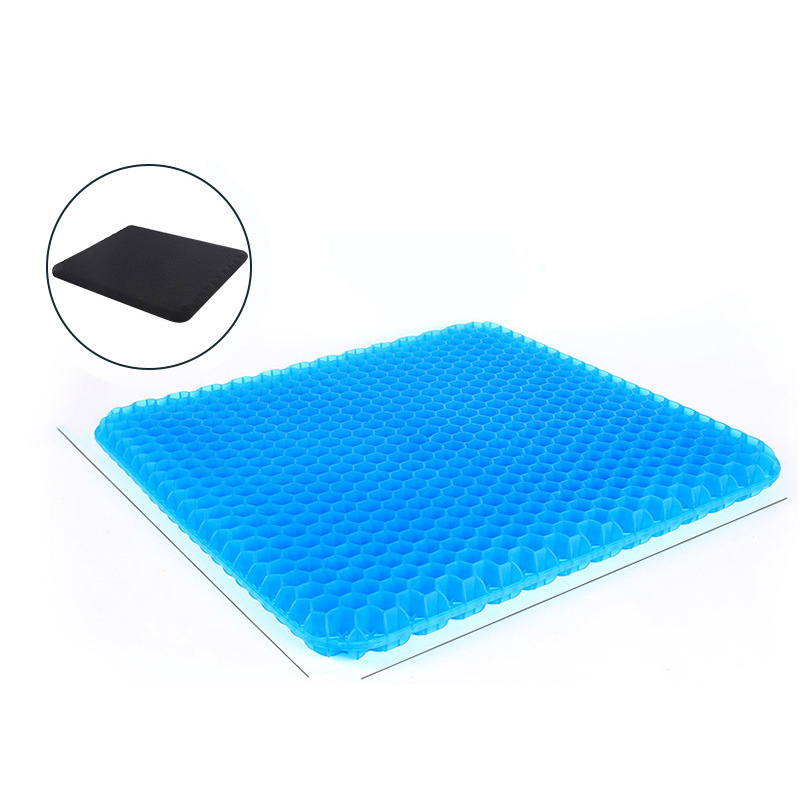 Đệm Ngồi Gel Lưới 3D K2TOP Thoáng Khí Tuần Hoàn Máu, Đệm Gel Tổ Ong Lót Ghế Ngồi Văn Phòng, Ô Tô Tiện Lợi