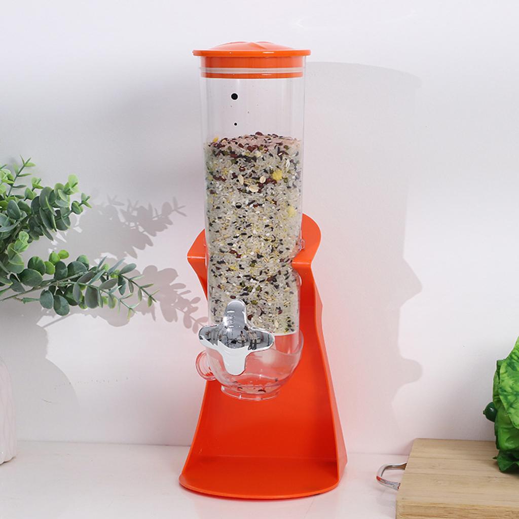 Cereal Dispenser Space Saving Grain Storage Box for Pantry Home Cereal Nuts Rice