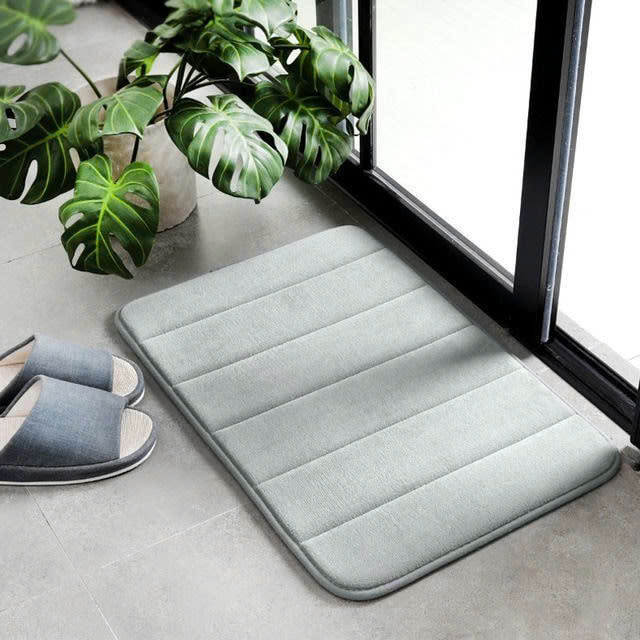 COMBO 2 Thảm Lau Chân Chùi Chân Nhà Tắm chống trượt 3d nhà bếp welcome cao cấp khách sạn đế cao su hút nước 60x40 - Giao Màu Ngẫu Nhiên