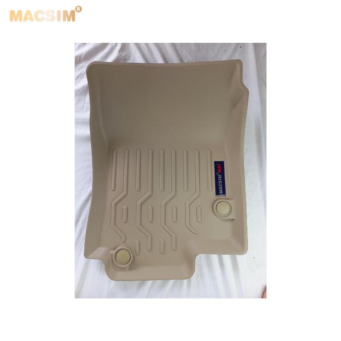 Thảm lót sàn xe ô tô Mercedes GLE 2019 đến nay Nhãn hiệu Macsim chất liệu nhựa TPV cao cấp màu be