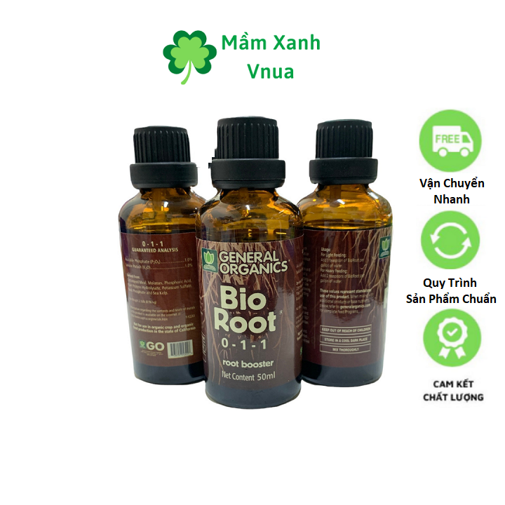 Siêu Kích Rễ Hữu Cơ - BioRoot 0-1-1 - Chai 50ml