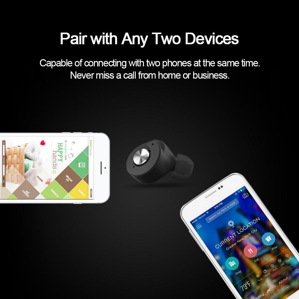 Tai nghe Bluetooth 4.1 In-ear Stereo Deep Bass không dây Yuer True