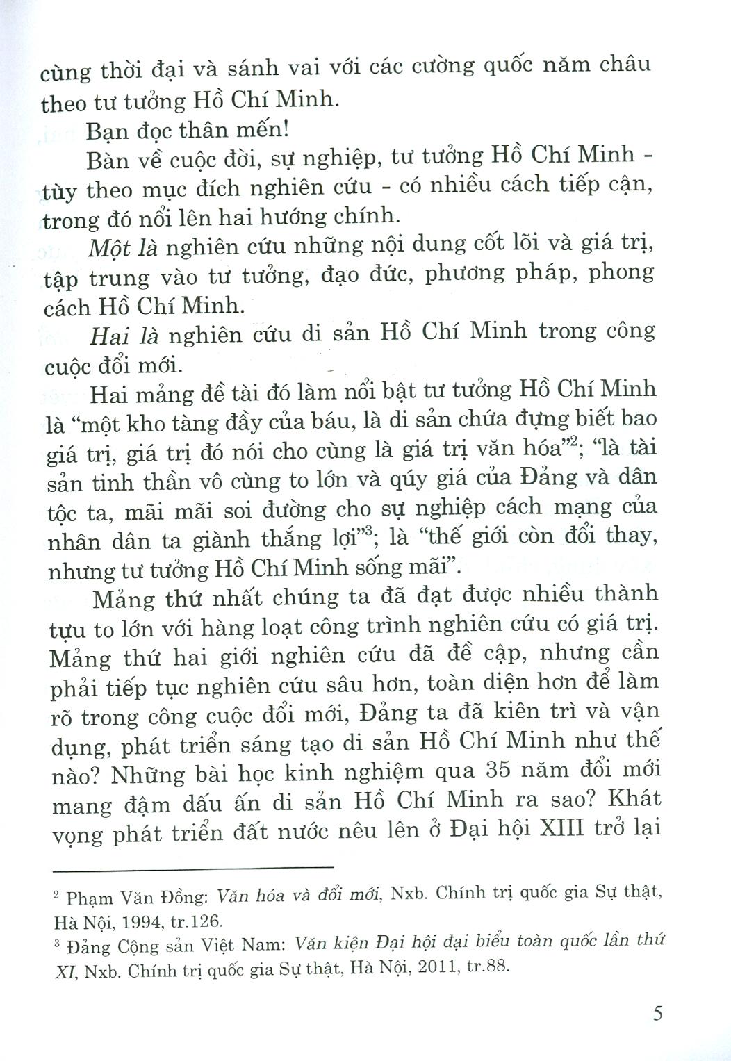 Di Sản Hồ Chí Minh Trong Công Cuộc Đổi Mới