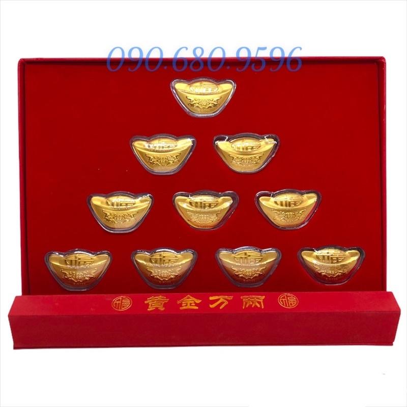 Hộp Quà Tết 10 Thỏi Kim Nguyên Bảo