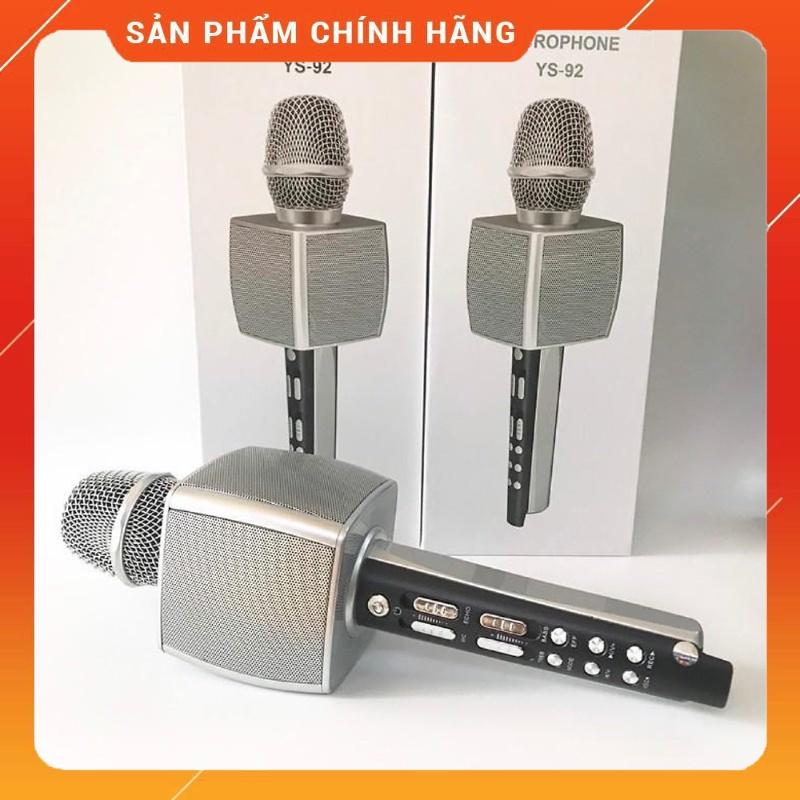 Micro Karaoke YS92 Hỗ Trợ Kết Nối Bluetooth, Dễ Dàng Sử Dụng Âm Thanh Sống Động, Độ Bền Cực Cao. Bảo Hành 12 Tháng