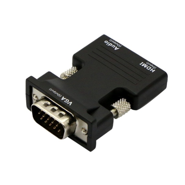 Đầu chuyển đổi HDMI sang Vga có âm thanh ( đen )