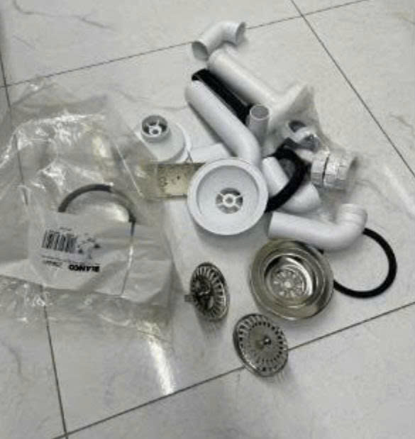 CHẬU RỬA BÁT INOX BLANCO DINAS 8 CHROME 237379 Bảo Gồm  Xi Phông Và Chặn Rác Hàng chính hãng