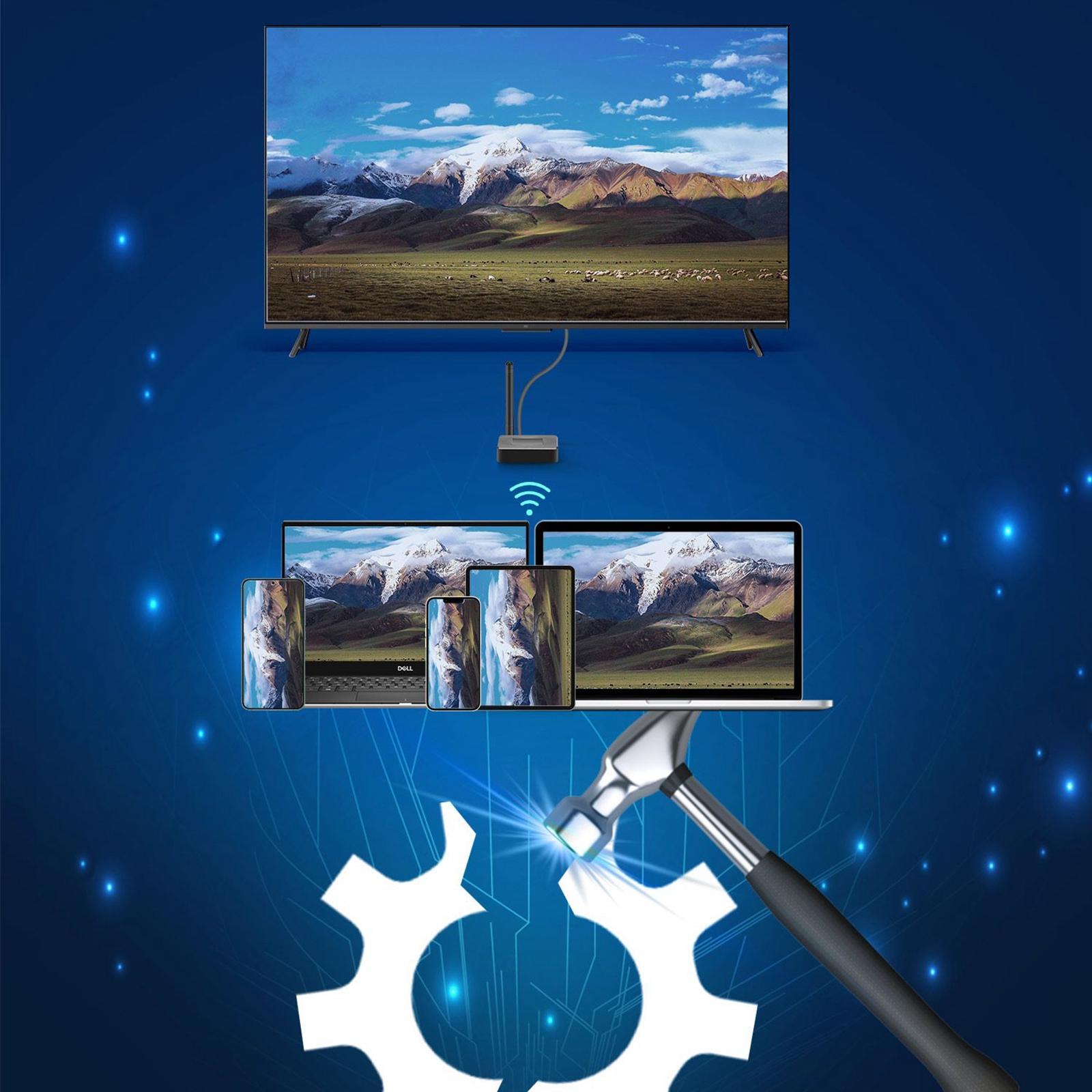 Wireless   Receiver for  Video Audio from PC to HDTV