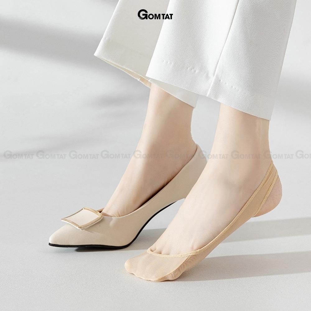 Combo 5 đôi Tất bàn chân nữ GOMTAT chuyên đi giày cao gót, chất liệu cotton cao cấp, mềm mại, êm chân - CAOGOT-SUX-19218-CB5