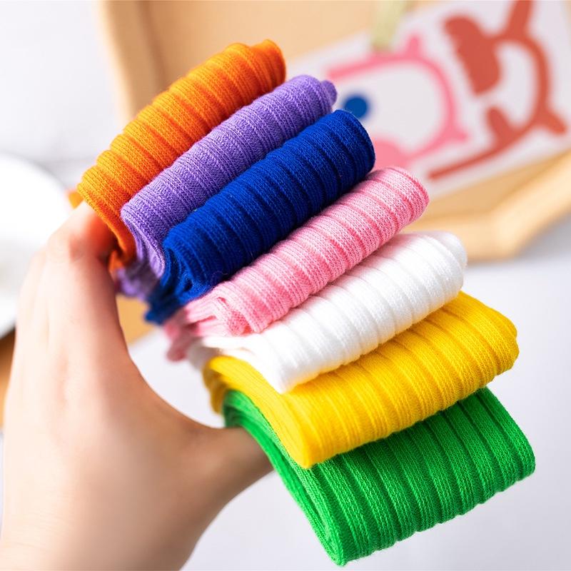 Tất Bé Trai Tất Bé Gái Từ 2-12 Tuổi Cao Cổ 100% Cotton Hàng Xuất Nhật Tất Trẻ Em Siêu Mềm Mịn PK75
