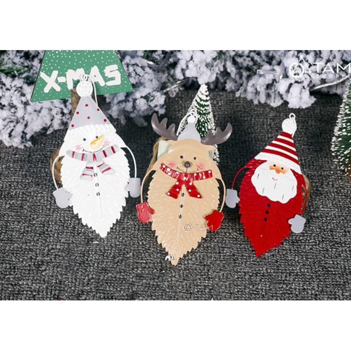 Phụ kiện treo Noel chiếc lá thiếc X-PKTCT-47