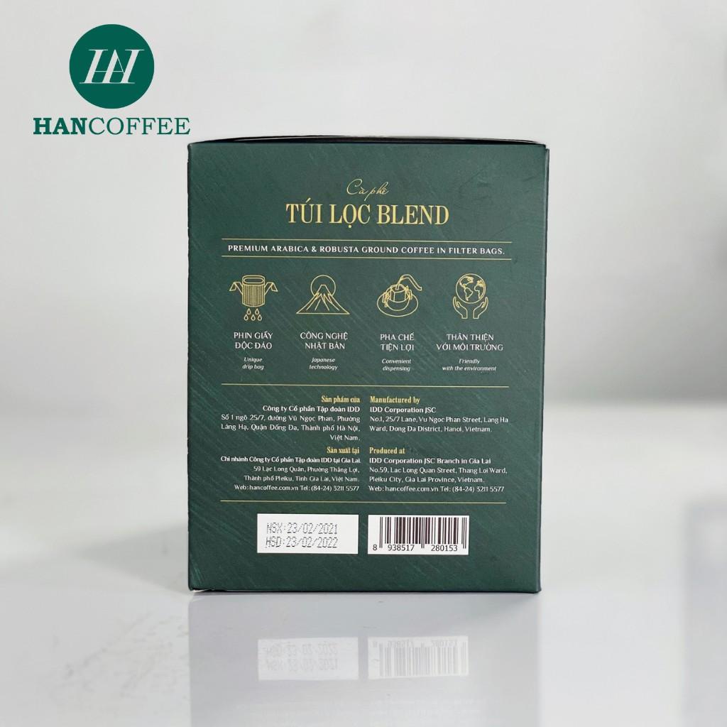 Cà Phê Túi Lọc Blend HANCOFFEE Đắng Nhẹ, Ngọt Sâu Hộp 5 gói - HND2S