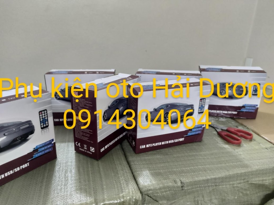 Đầu nghe nhạc MP3 Bluetooth cho ô tô tả DC12-24V 1068BT