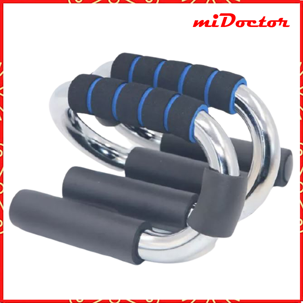 Dụng Cụ Hít Đất Cầm Tay Cao Cấp Chính Hãng miDoctor – mi01 - Dụng Cụ Chống Đẩy Inox (Đường Kính Khung 22MM - Tải Trọng 100Kg)