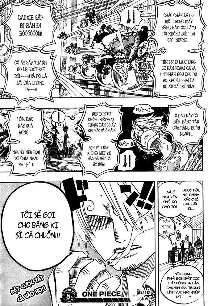 đảo hải tặc - one piece chapter 499 20