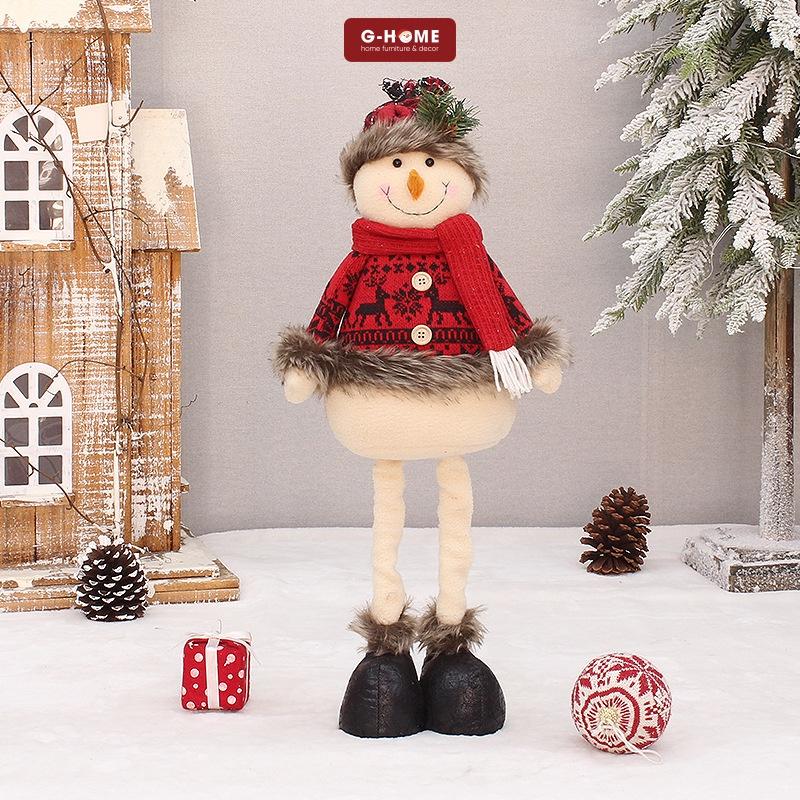 Thú bông ông già Noel, người tuyết, tuần lộc đỏ đáng yêu Ghome trang trí Noel quà tặng Giáng sinh cho bé THUB22 M2