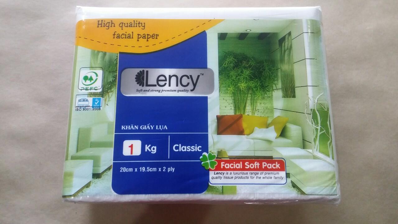 Bịch Giấy Lụa Lency 2 lớp x 1 Kg