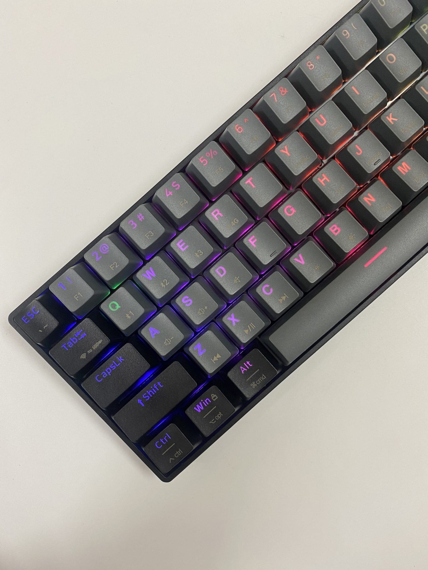 Bàn phím cơ không dây Newmen GM610 Grey - Hàng Chính Hãng