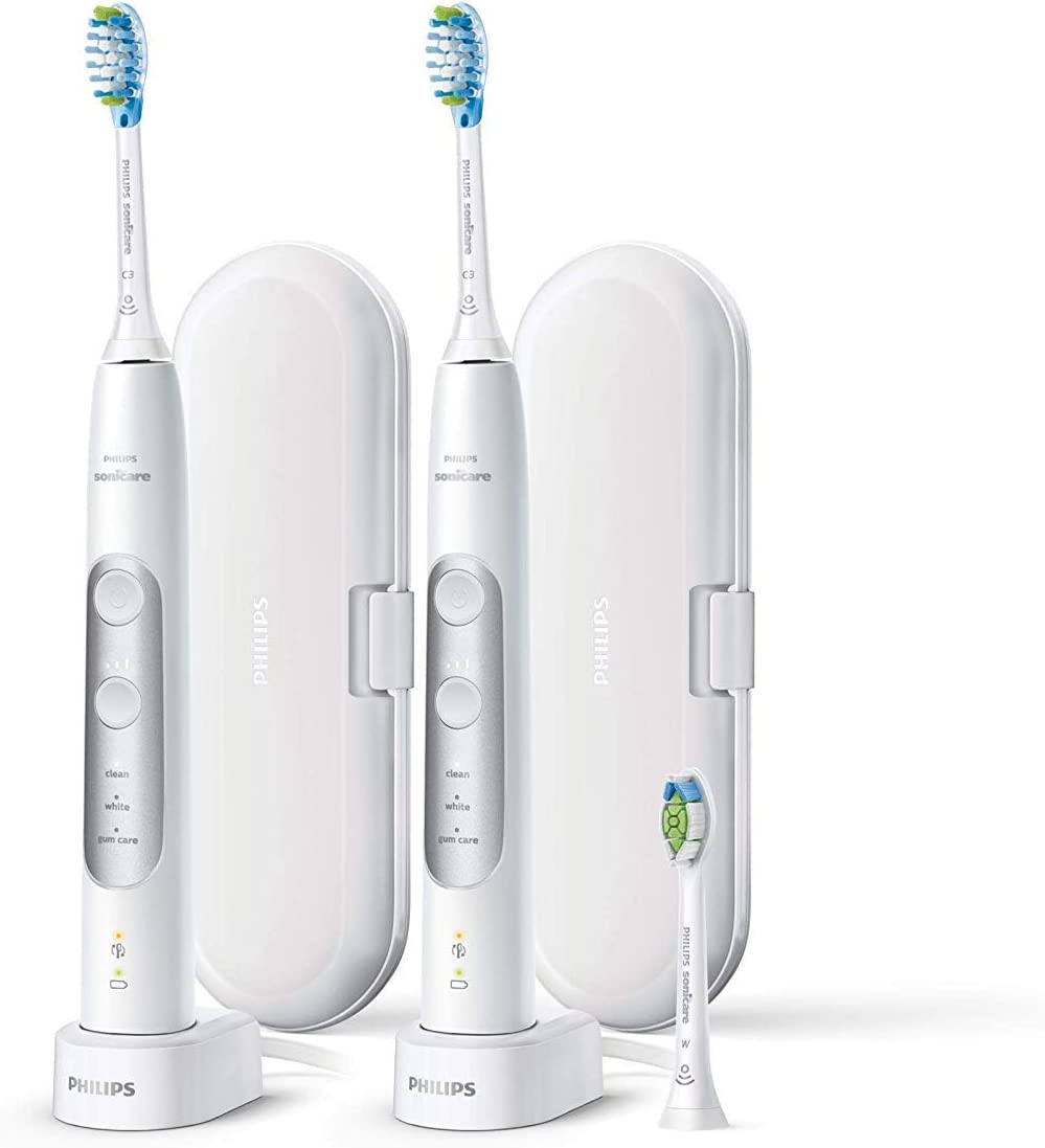 Bộ Đôi Bàn Chải Đánh Răng Điện Philips Sonicare 7000 ExpertResults | Chuẩn USA