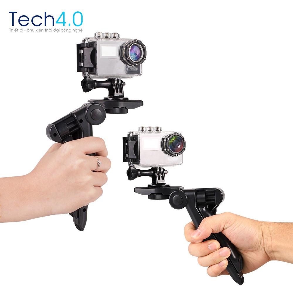 Tripod giá đỡ 3 chân mini đa năng hỗ trợ tay cầm, để bàn cho điện thoại, gopro