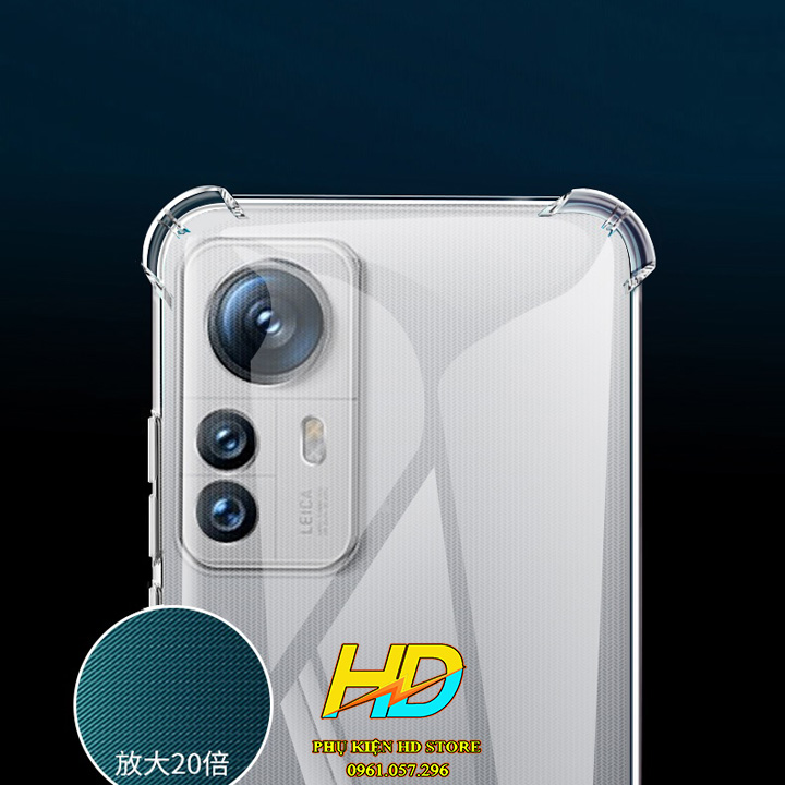 Ốp Lưng Silicon Chống Sốc Cho Xiaomi 12T, 12T Pro Trong Suốt, 4 Góc Nhỗ Cao Chống Va Đập, Khoét Lỗ bảo vệ Camera